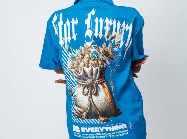 STAR LUXURY BLUE ZIPPER