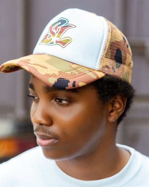 SL CAMOUFLAGE TRUCKER CAP