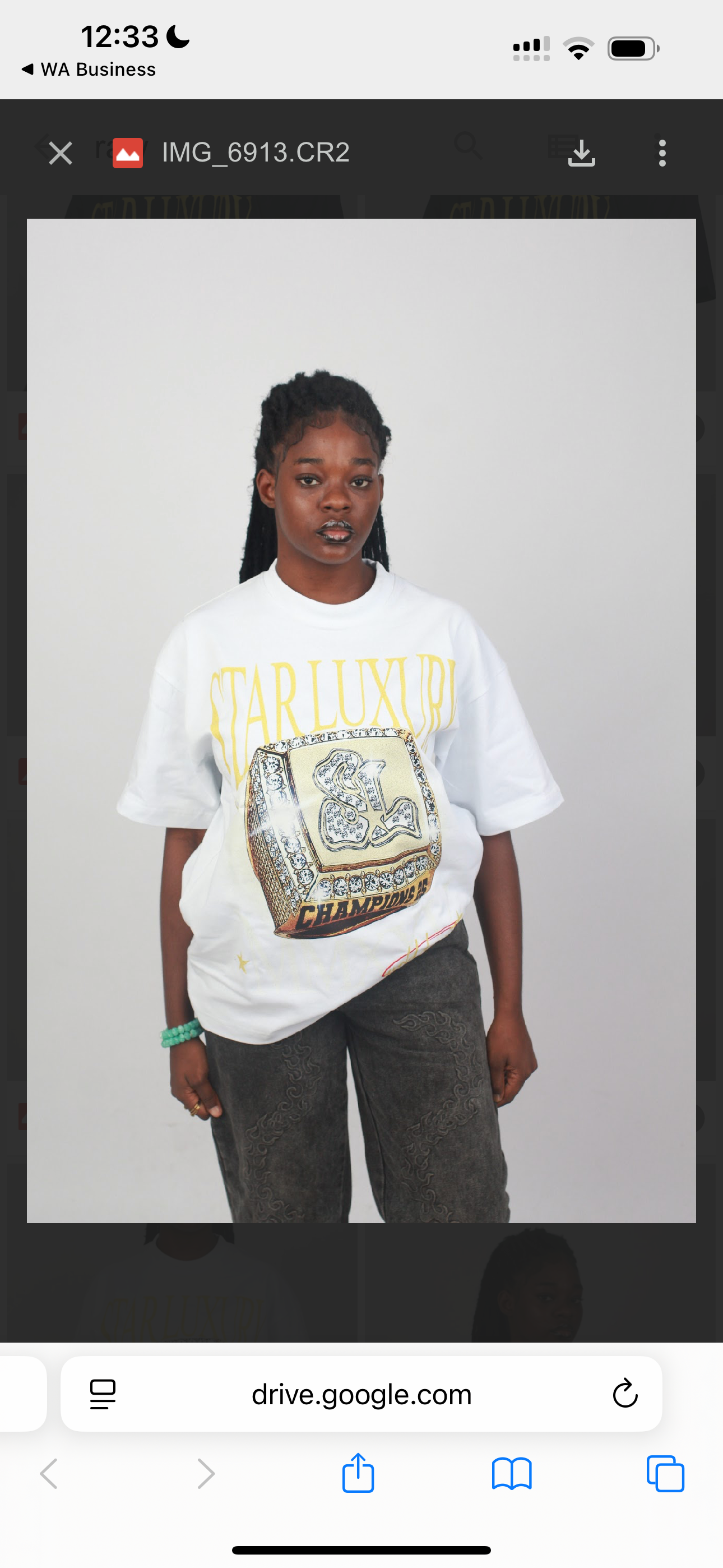 CHAMPIONS RING TEE WHITE