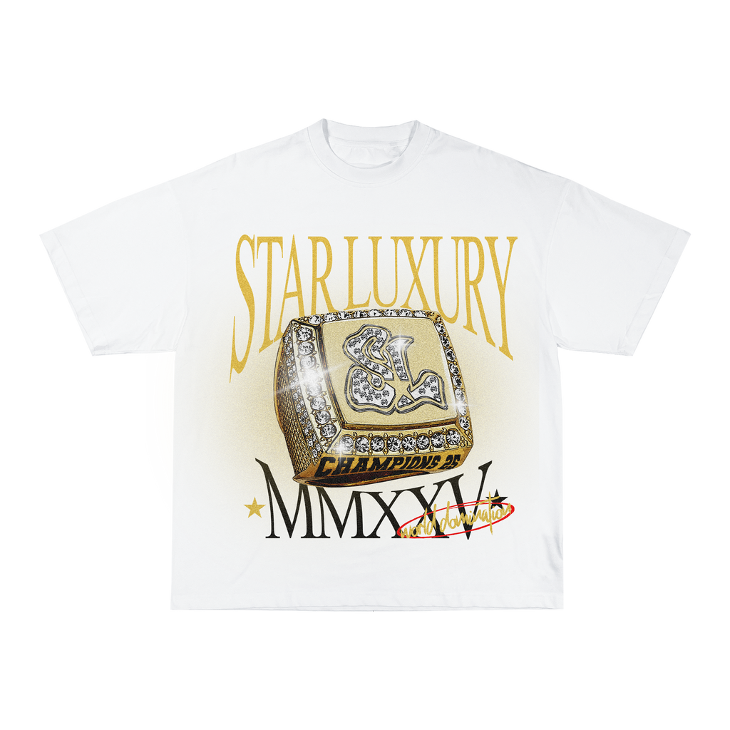 CHAMPIONS RING TEE WHITE