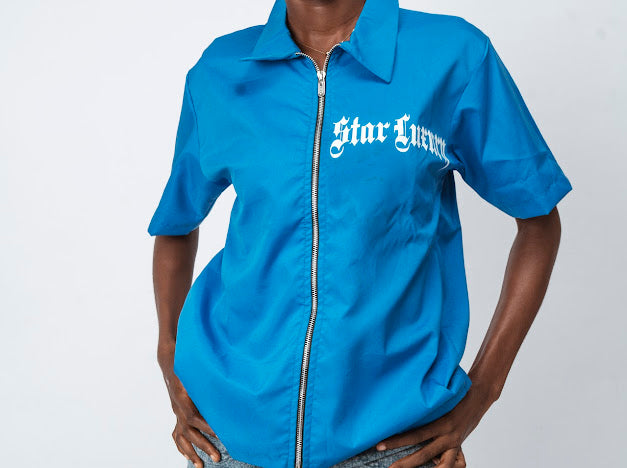 STAR LUXURY BLUE ZIPPER